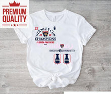 Load image into Gallery viewer, 2x Stanley Cup Champions Florida Panthers Hockey Shirt